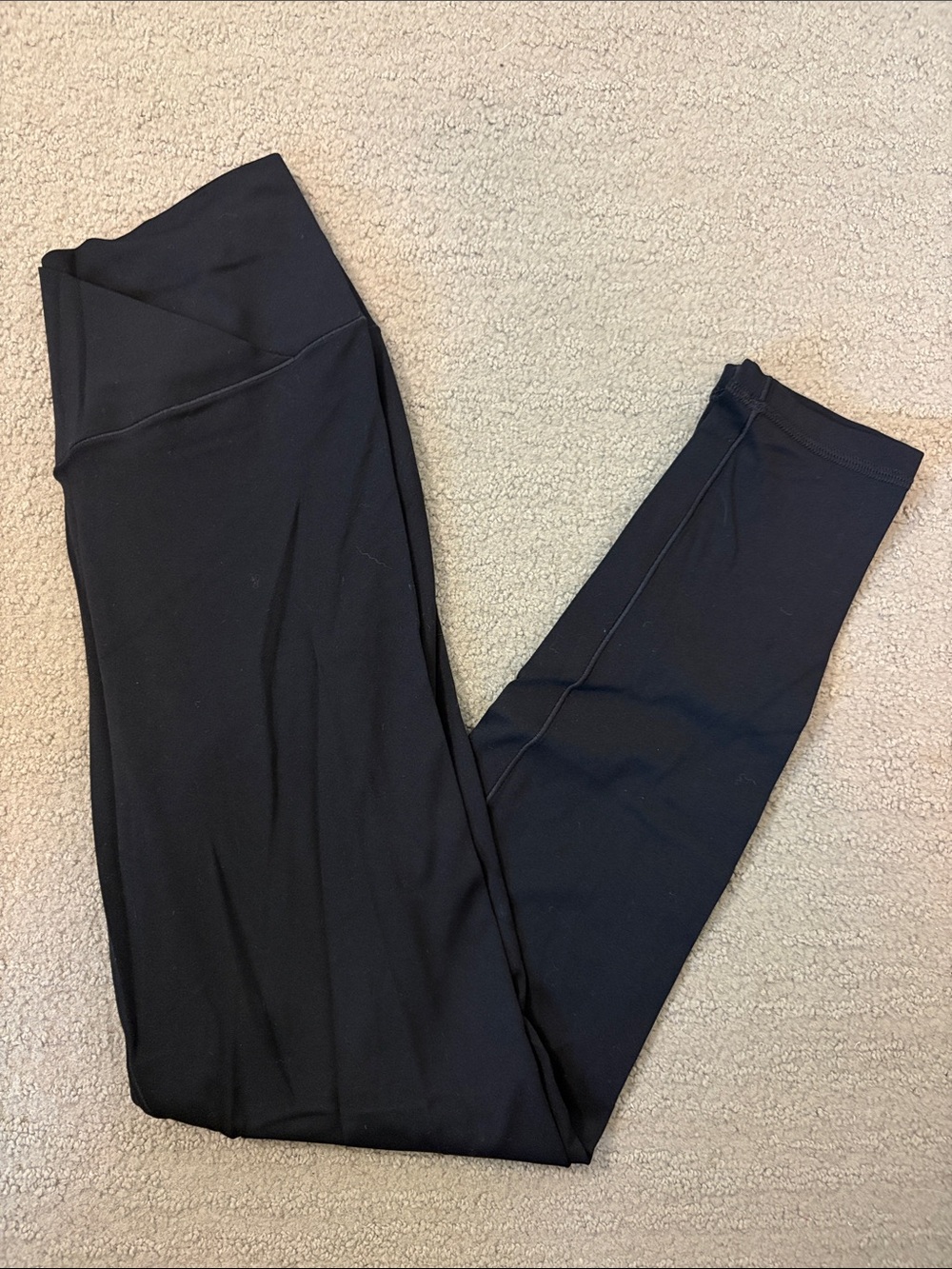 aerie Solid Black High-Waist Leggings